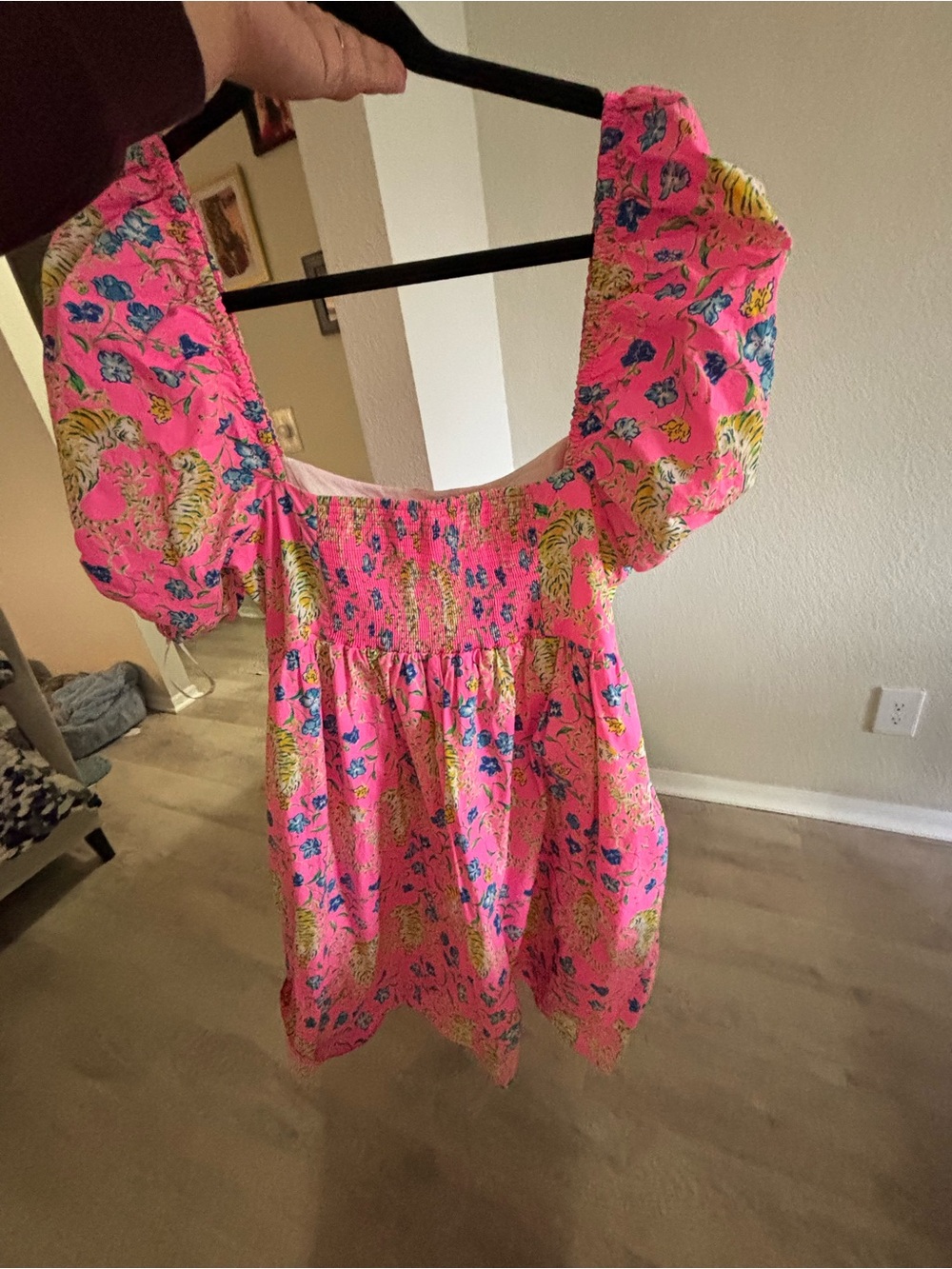 Lilly Pulitzer Kay Babydoll Dress tiger Garden - Picture 5 of 7